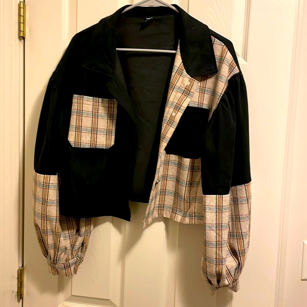 Shein Crop Shacket